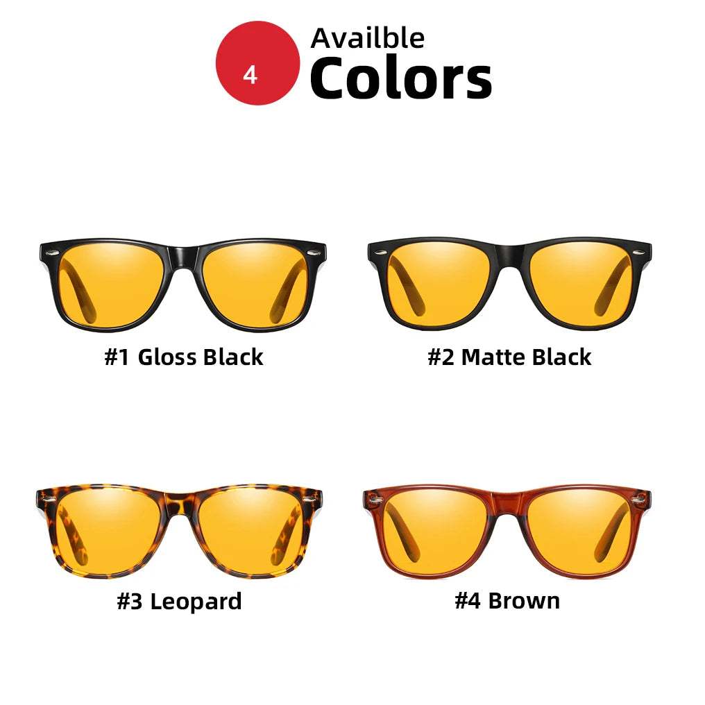 VIVIBEE Unisex Night Vision Blue Light Blocking Glasses
