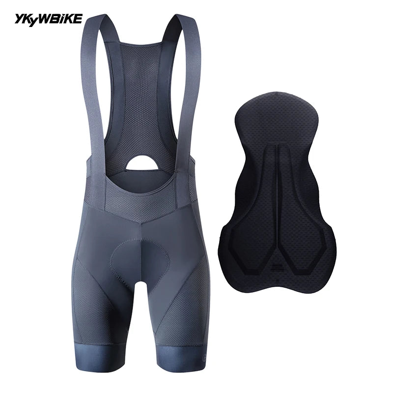 YKYWBIKE Men’s Cycling Bib Shorts – 6H Belgium Padding