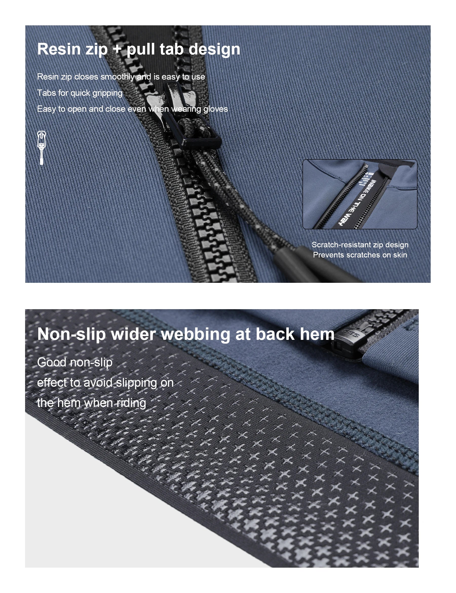 INBIKE Men’s Winter Thermal Cycling Jersey – Fleece Long Sleeve with 3 Rear Pockets