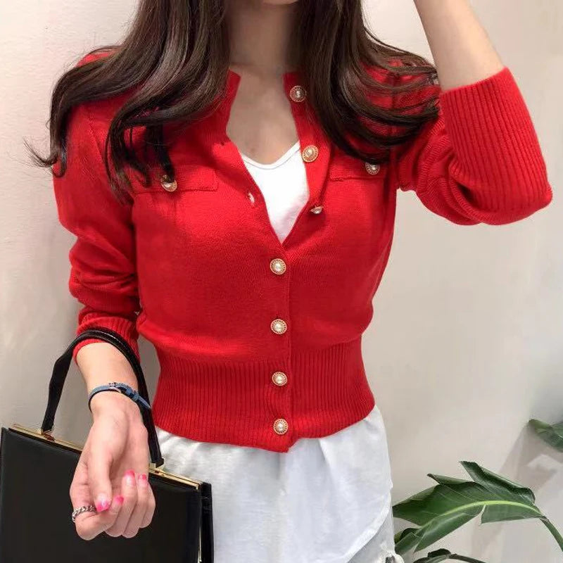 Casual Long Sleeve Fashion Women's Cardigan