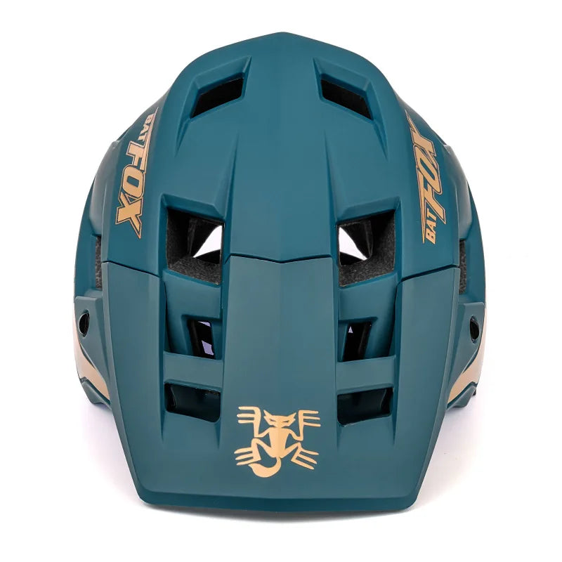 BATFOX Unisex MTB Bike Helmet – Matte Black Cycling Helmet