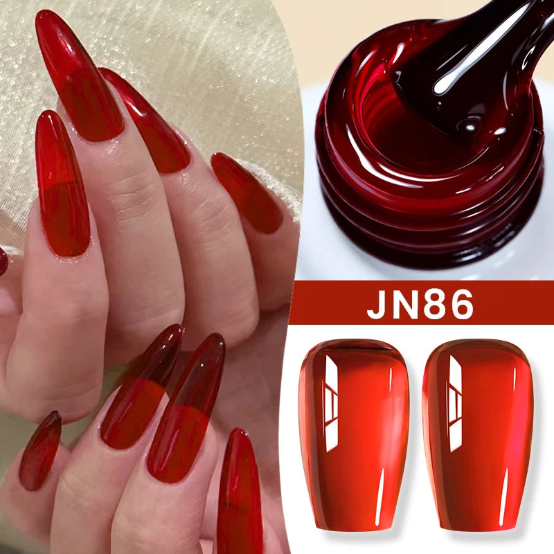 BORN PRETTY 10ml Jelly Nude Gel Nail Polish 50 Colors