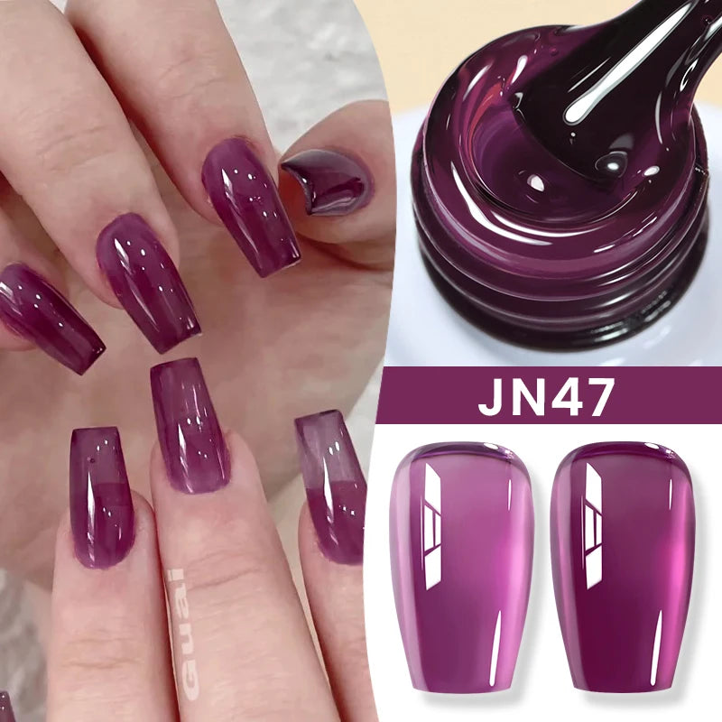 BORN PRETTY 10ml Jelly Nude Gel Nail Polish 50 Colors
