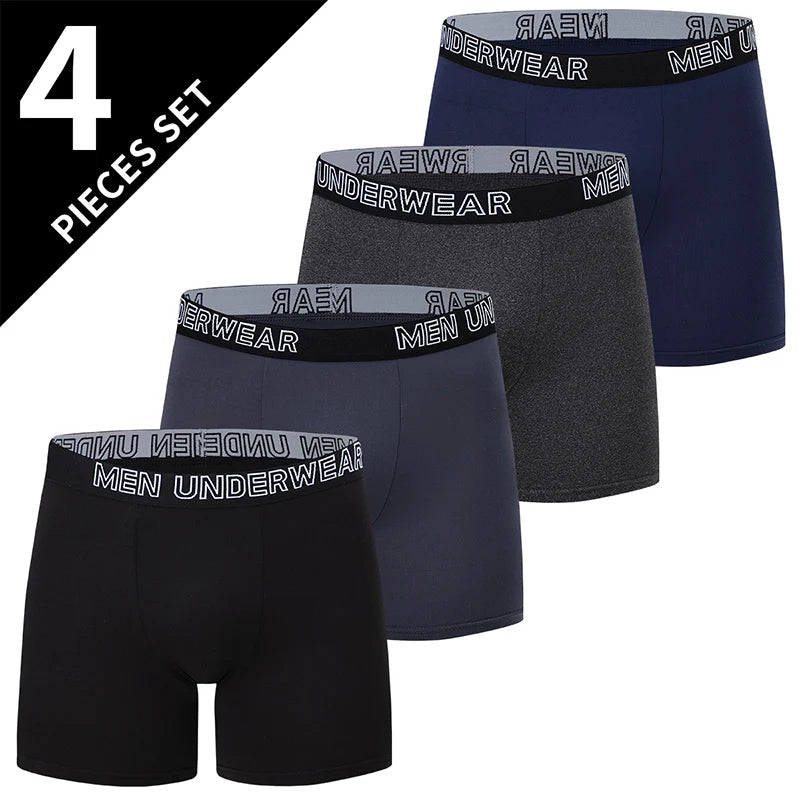 4/5/10 Pcs Fashionable Men's Long Underwear Casual