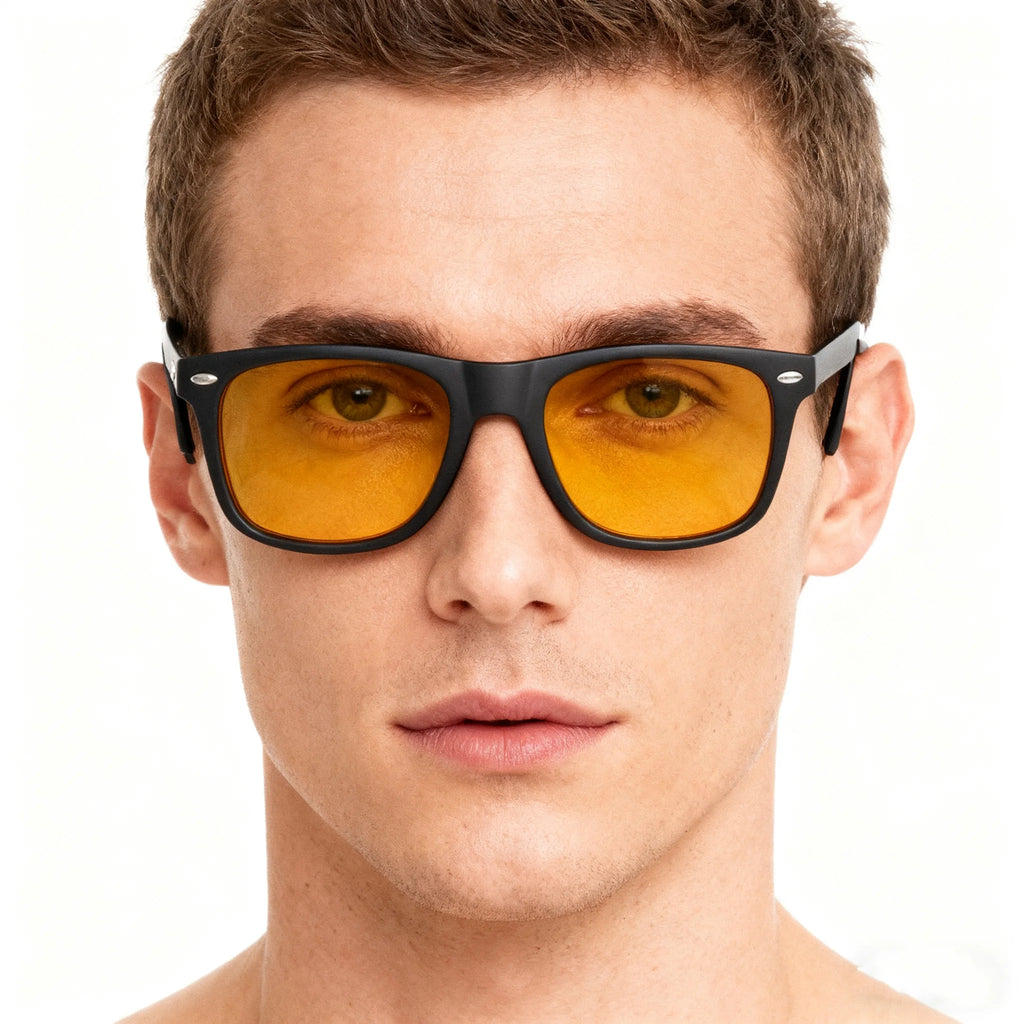 VIVIBEE Unisex Night Vision Blue Light Blocking Glasses