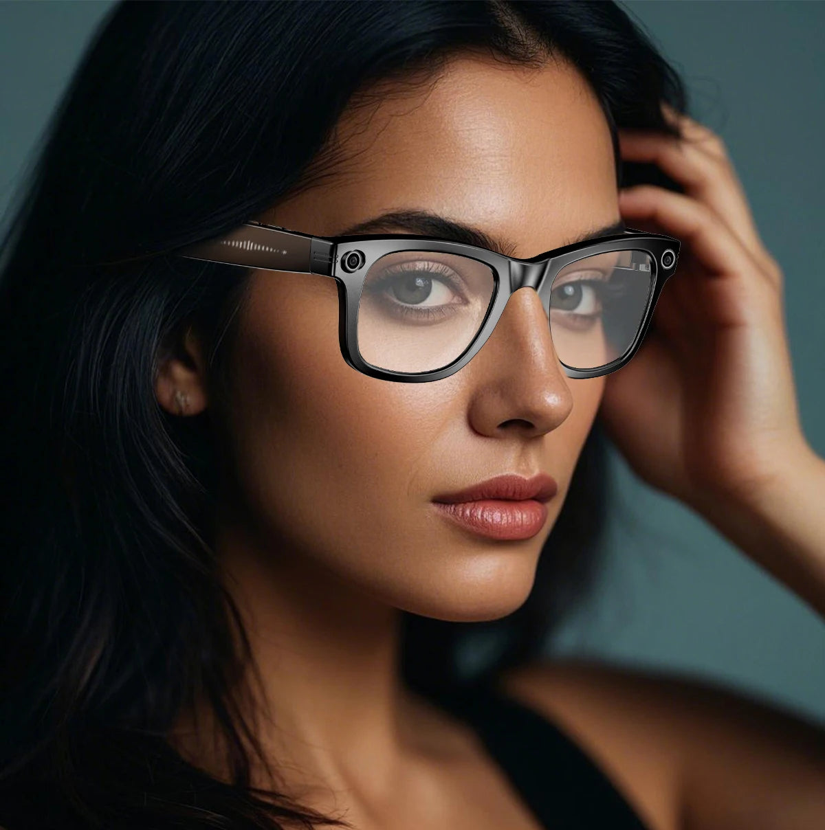 800W AI Camera Smart Glasses – Translation, Photo/Video, Waterproof, Calls, Color-Changing