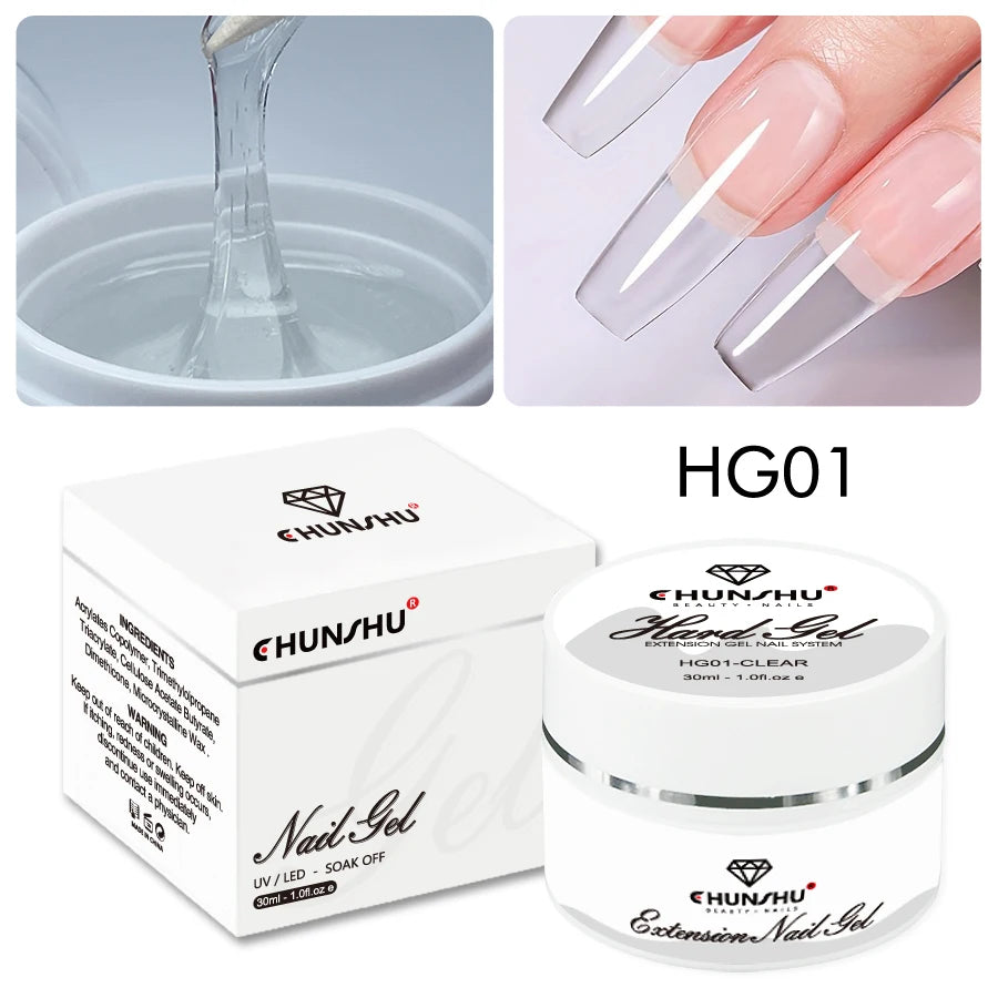 30ML Hard Gel For Nail Extension Builder Constructor Gel