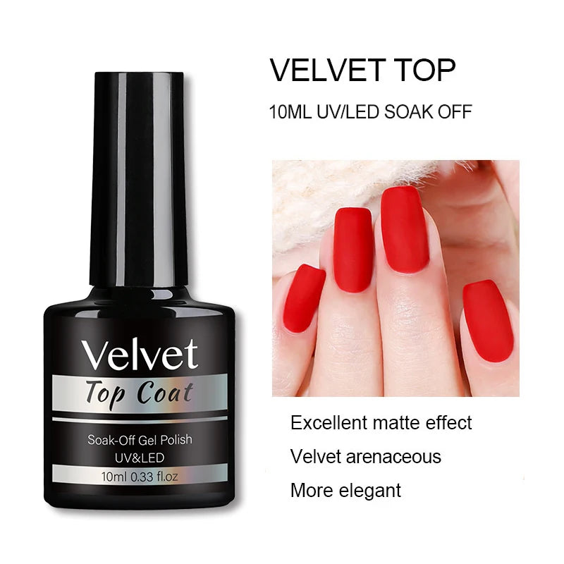NAILCO 10ml Matte Top Gel Nail Polish