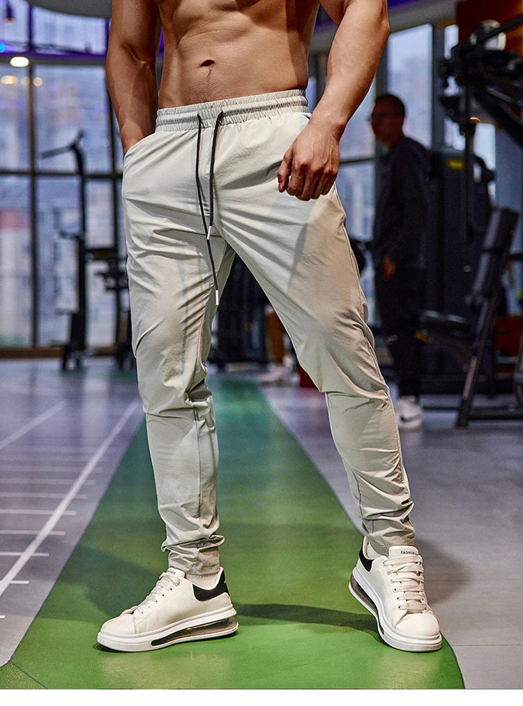 Mens Gym Pants Quick-Drying