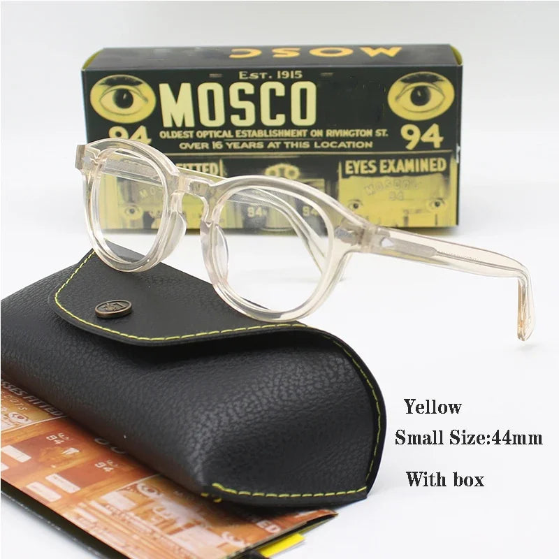 Johnny Depp Style Men's  Glasses Transparent Lens