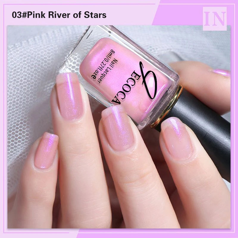 Laser Glitter Nail Polish Rainbow 8ml