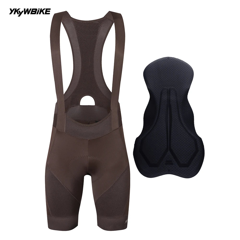 YKYWBIKE Men’s Cycling Bib Shorts – 6H Belgium Padding