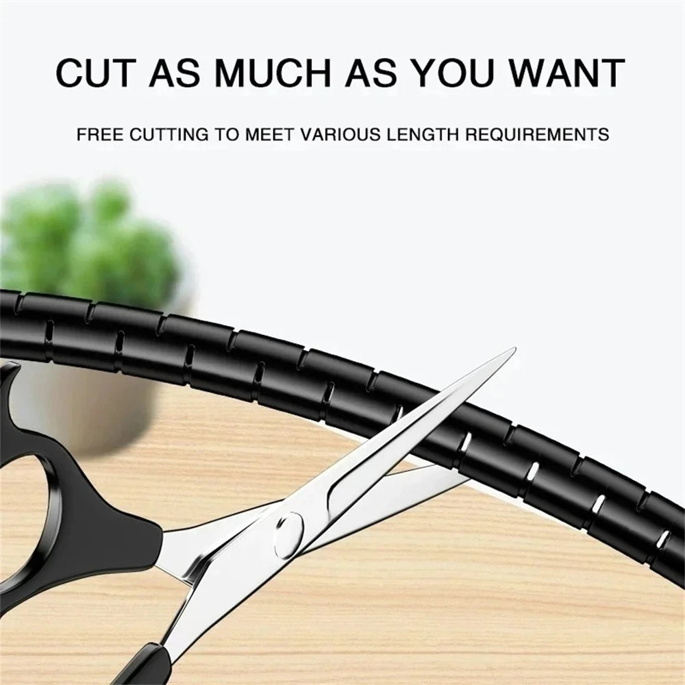 2M Flexible Spiral Cable Protector