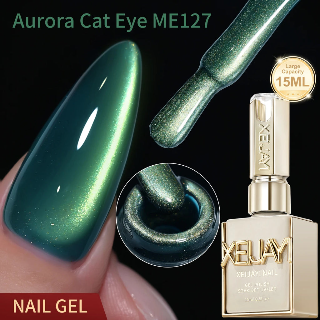 15ML Cat eye Nail Gel polish Semi Permanent Nail Art Soaking