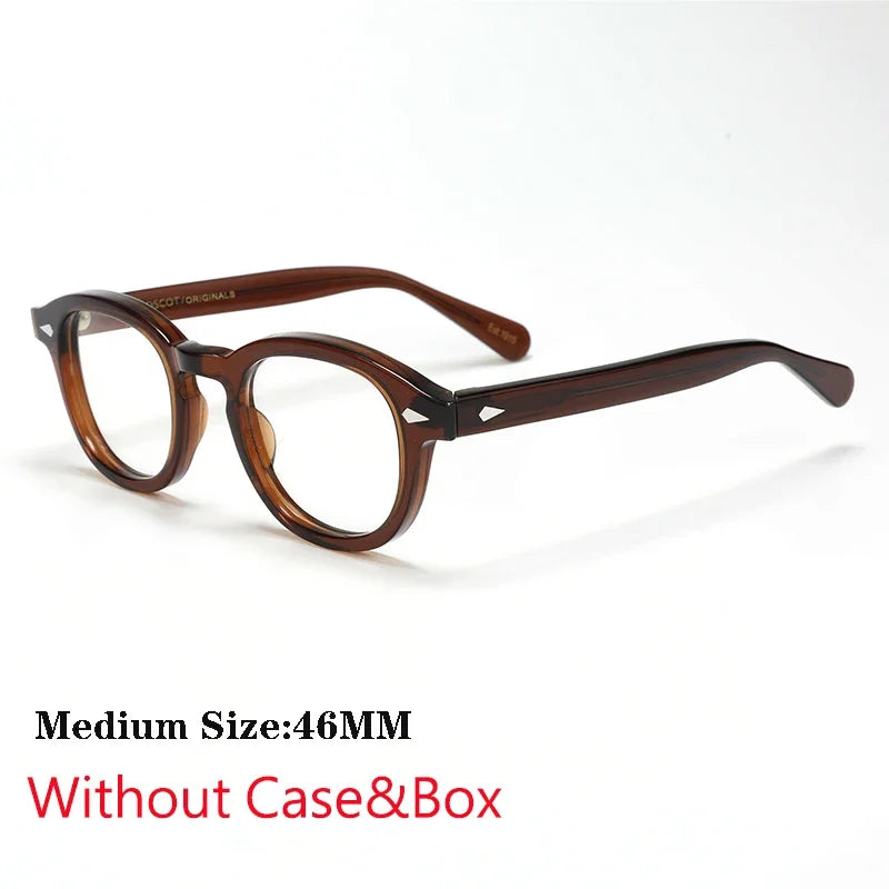 Johnny Depp Style Men's  Glasses Transparent Lens