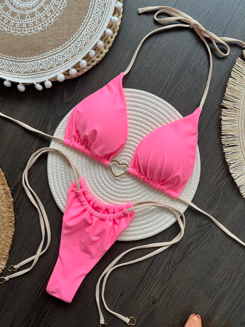 Sexy Halter Bikini Set Swimsuit Two-piece