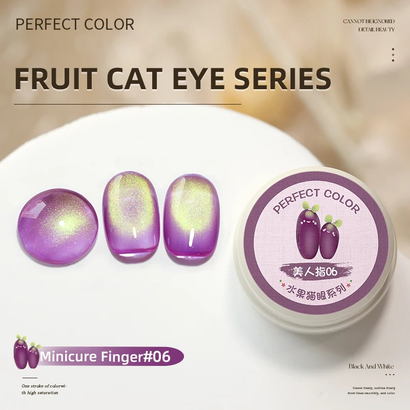 Fruit Cat Eye Gel Nail Polish
