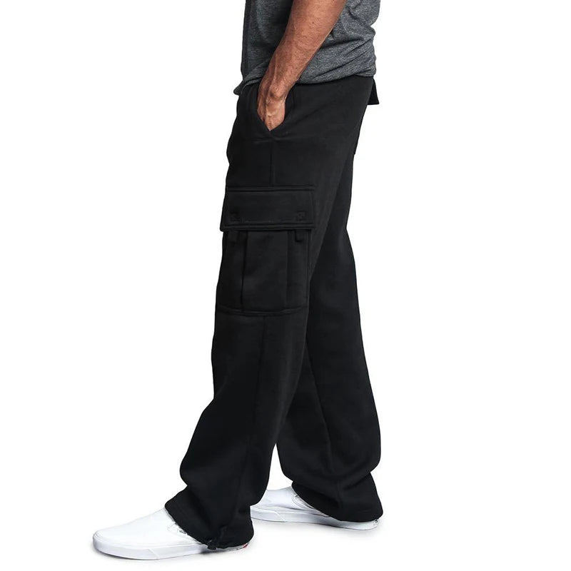 Men’s Loose Straight-Fit Jogger Sweatpants