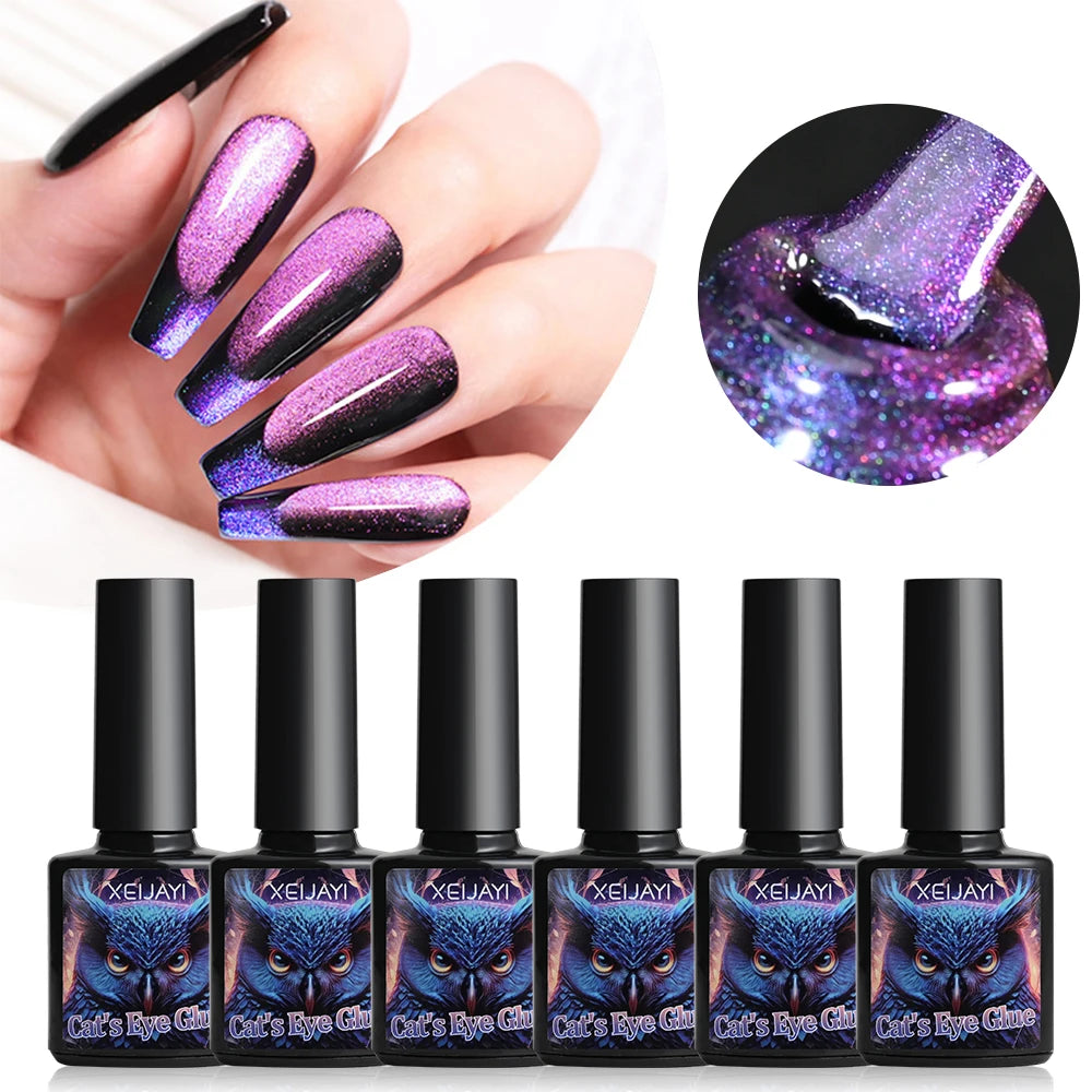 8ml Cat Eye Nail Magnetic Gel Polish Galaxy Effect