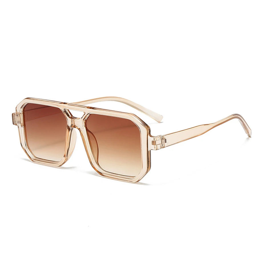 1pc Unisex Square Retro Sunglasses