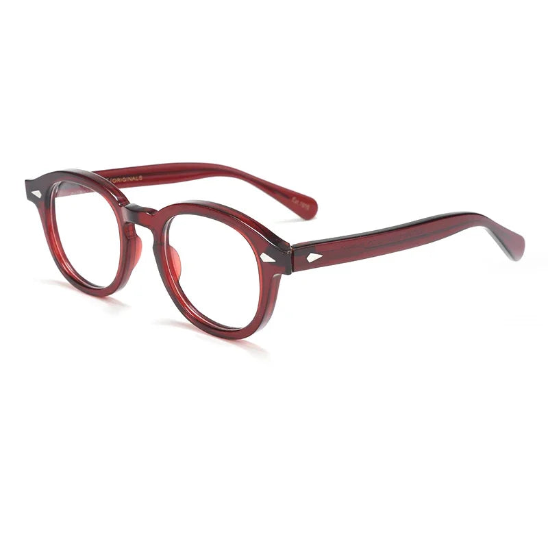 Johnny Depp Style Men's  Glasses Transparent Lens