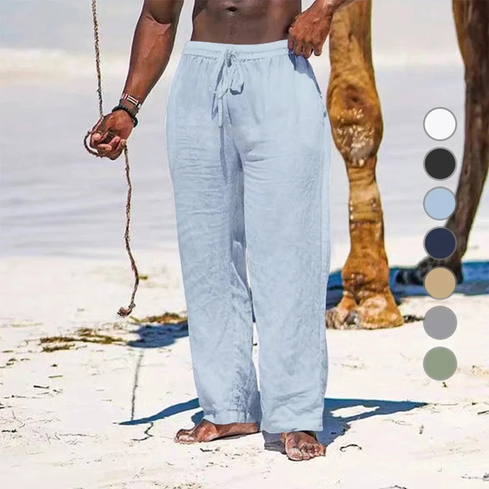 Men Pants Cotton Casual Joggers Hip Pop Sweatpants Streetwear
