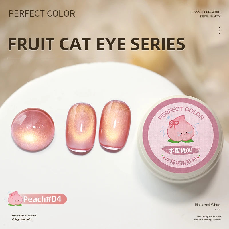 Fruit Cat Eye Gel Nail Polish