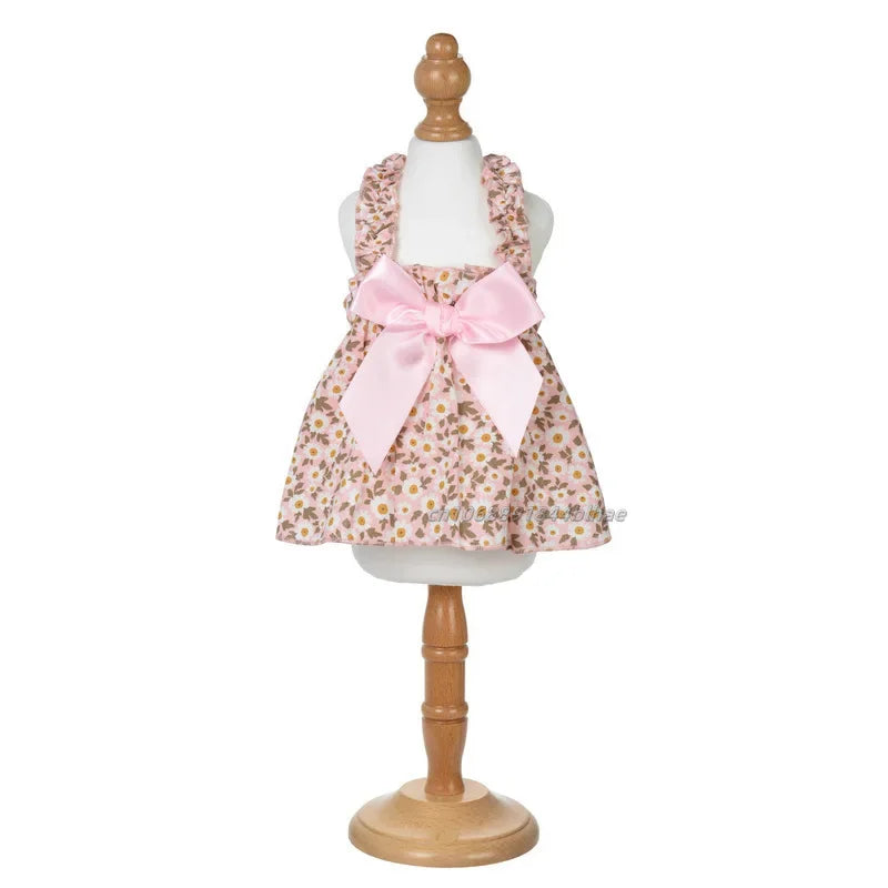 Summer Cotton Pets Suspender Dresses