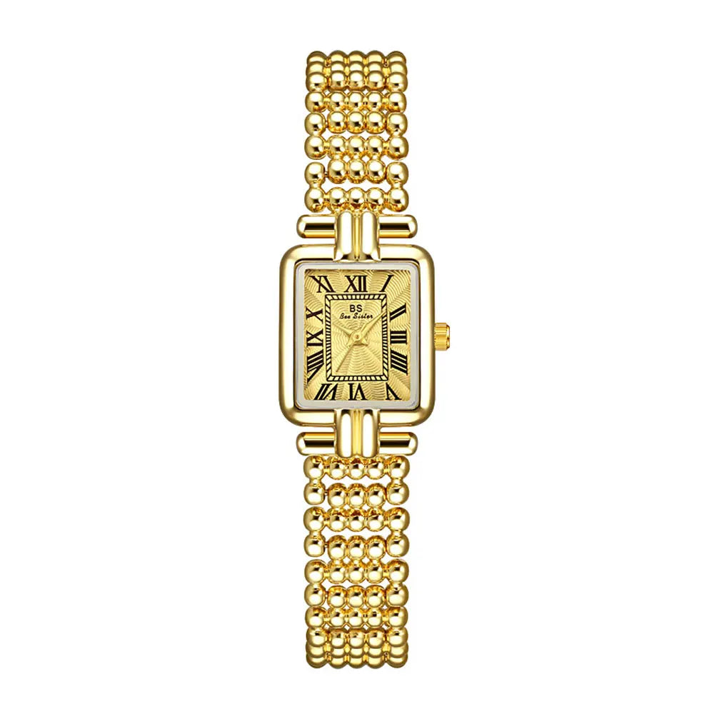 NEW Luxury Waterproof Ladies Watches Gold Bracelet