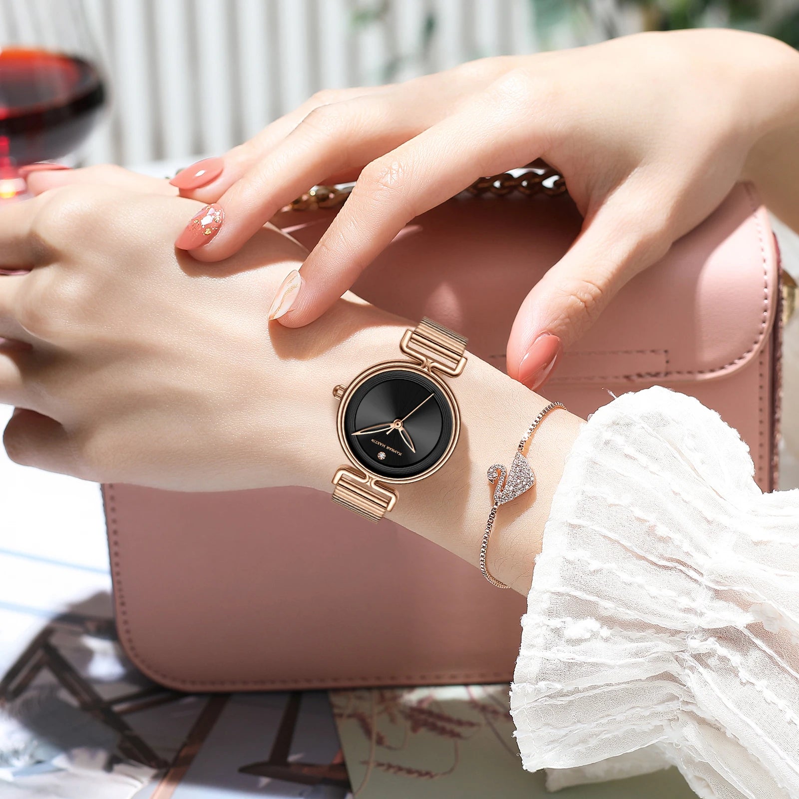 Waterproof Women Fashion Stainless Steel Watch