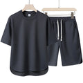 New Men Suit T-shirt+shorts Two Piece Set