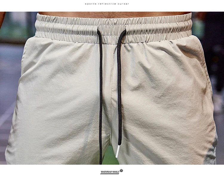 Mens Gym Pants Quick-Drying
