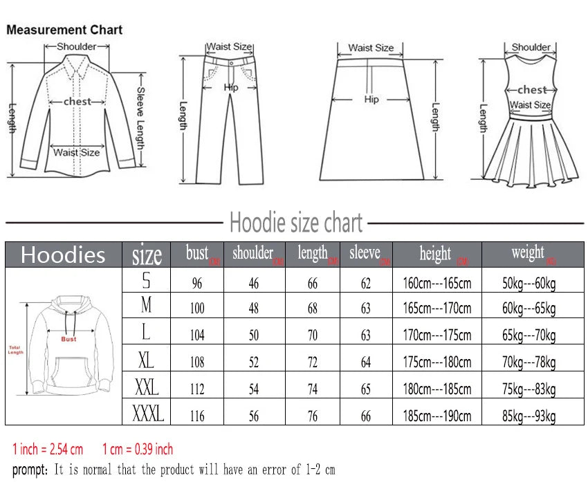 Men’s Streetwear Hoodie – Casual Sports Harajuku Sweatshirt