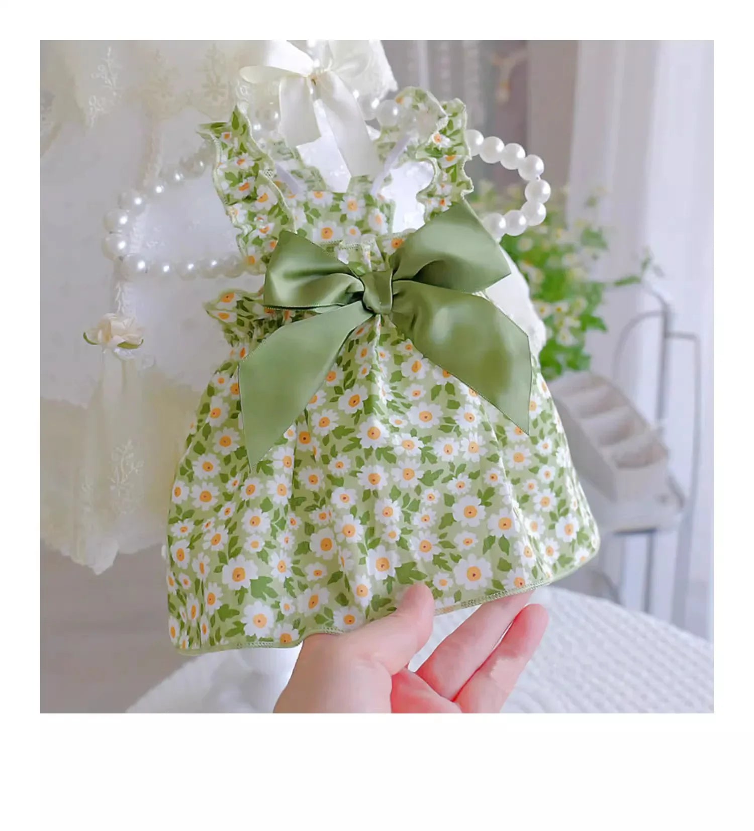 Summer Cotton Pets Suspender Dresses