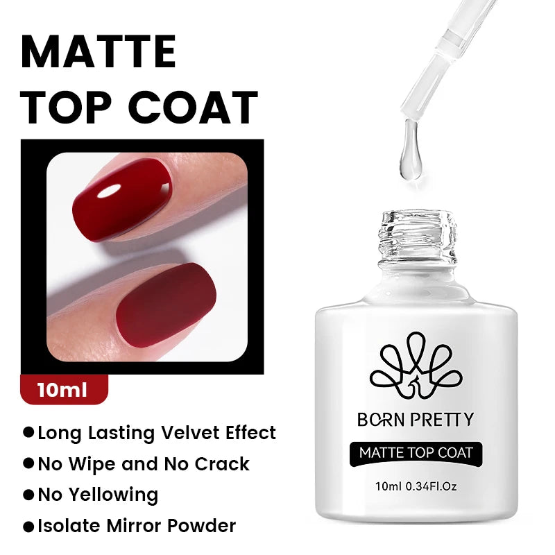 BORN PRETTY 10ml Jelly Nude Gel Nail Polish 50 Colors