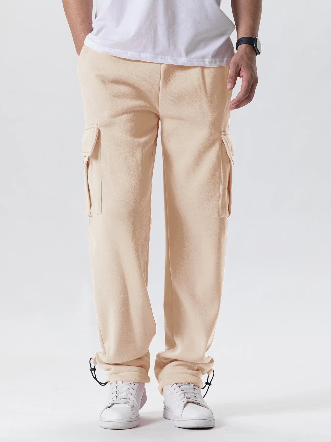 Men’s Loose Straight-Fit Jogger Sweatpants