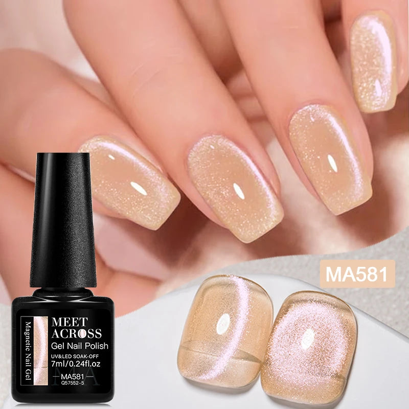 Cat Eye Gel Polish Spring Popular Magnetic Gel Nail