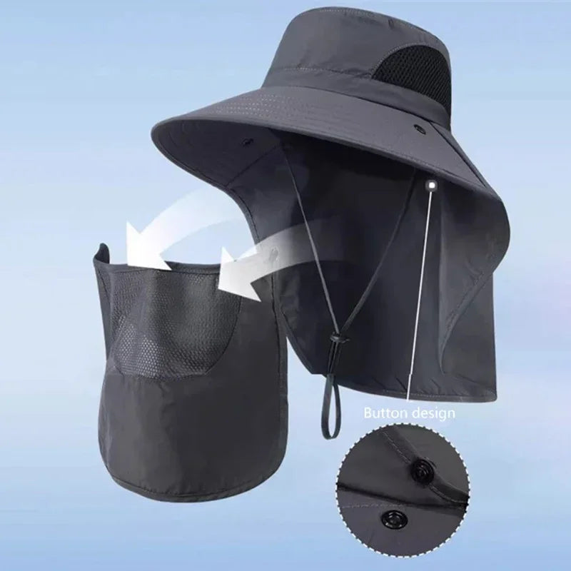 Unisex Summer Sun Hats UV Protection Fishing Cap