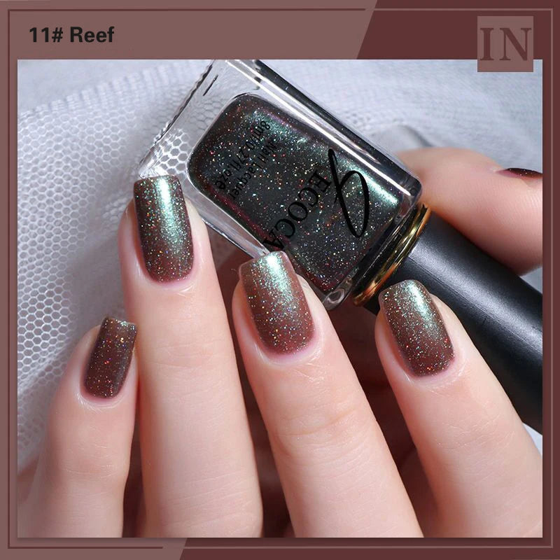 Laser Glitter Nail Polish Rainbow 8ml
