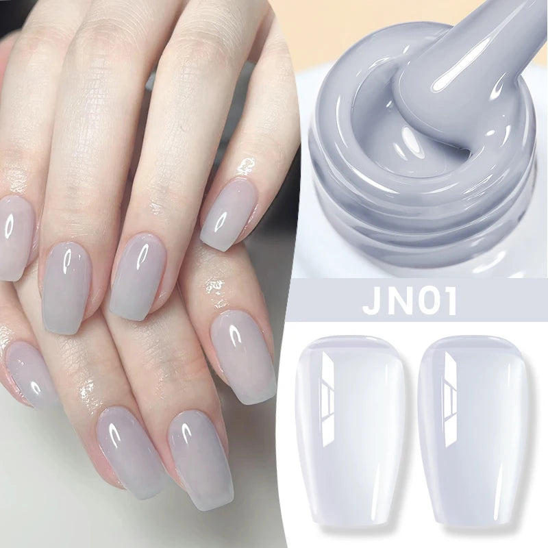 BORN PRETTY 10ml Jelly Nude Gel Nail Polish 50 Colors