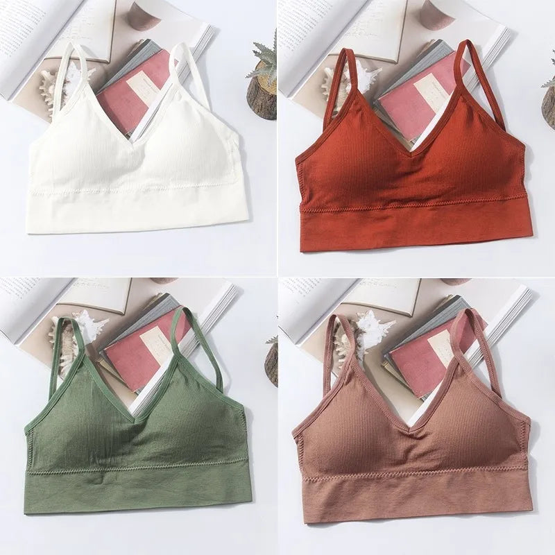 Kit 4 Women Seamless Bra Set