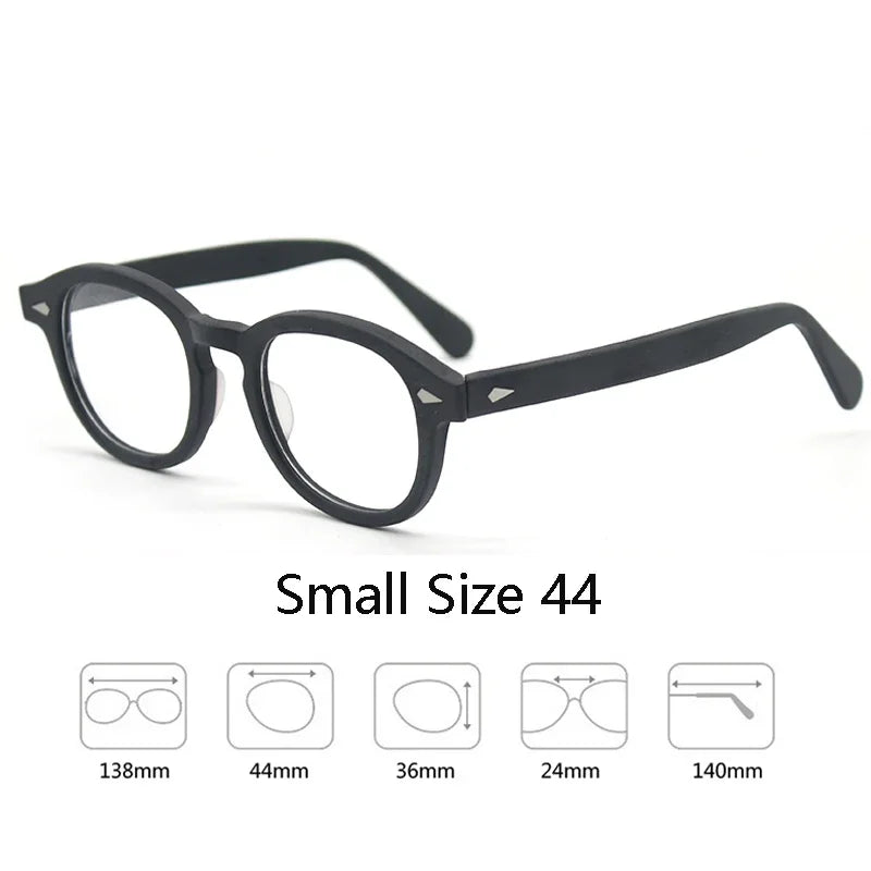 Johnny Depp Style Men's  Glasses Transparent Lens