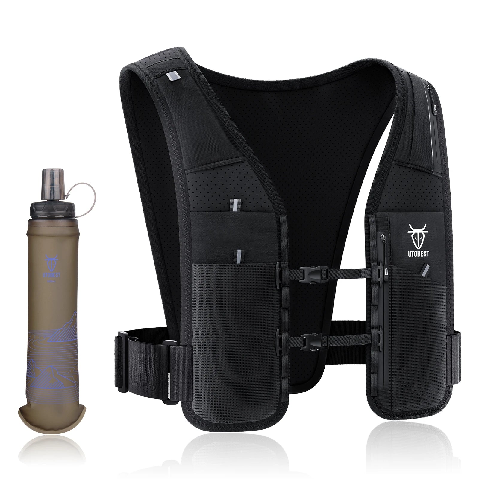 UTOBEST UTR113 Hydration Vest – Reflective & Adjustable for Outdoor Sports