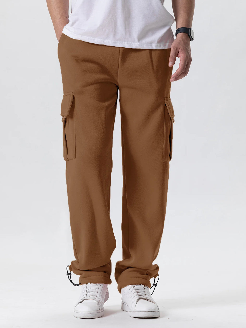 Men’s Loose Straight-Fit Jogger Sweatpants
