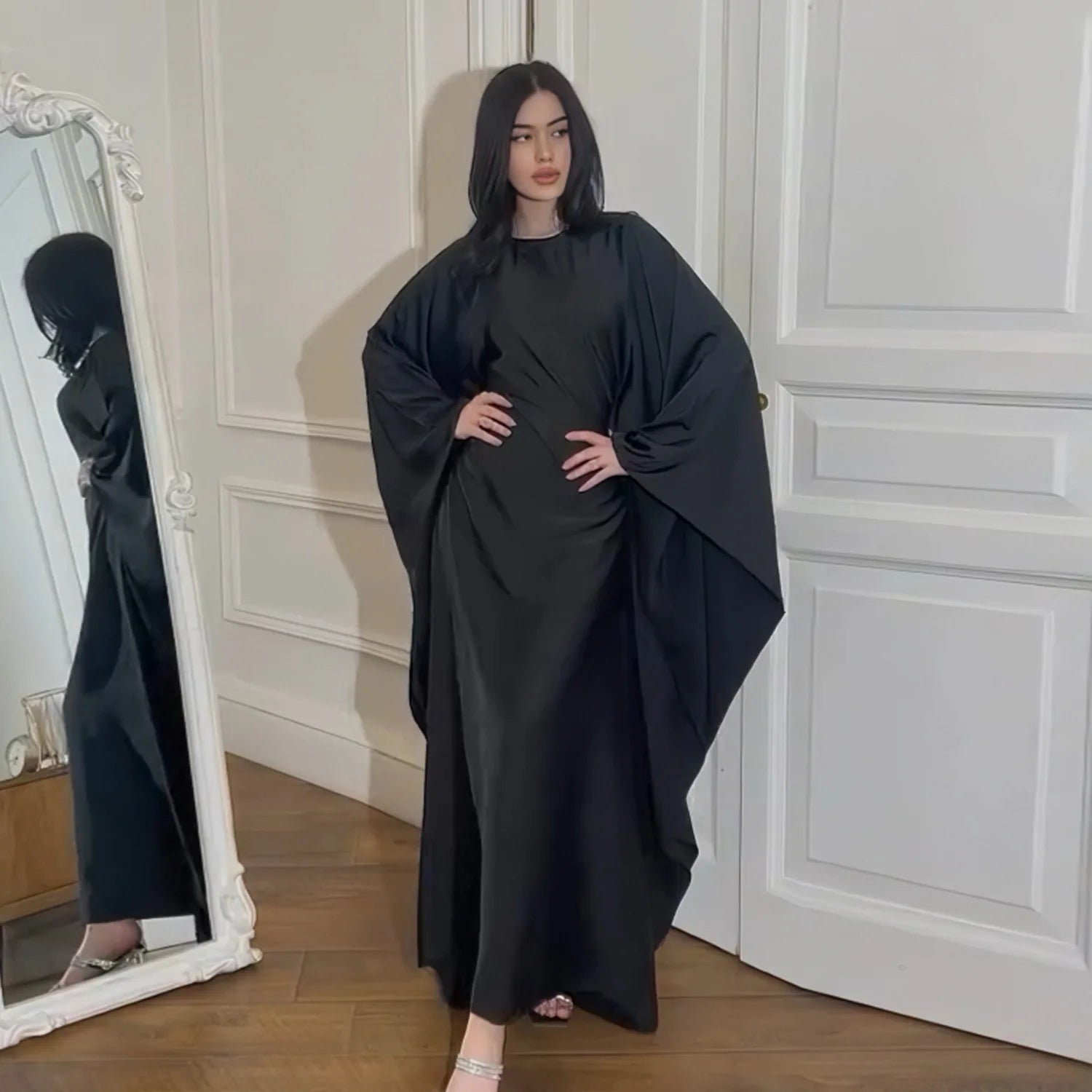 Butterfly Sleeve Satin For Women Kebaya