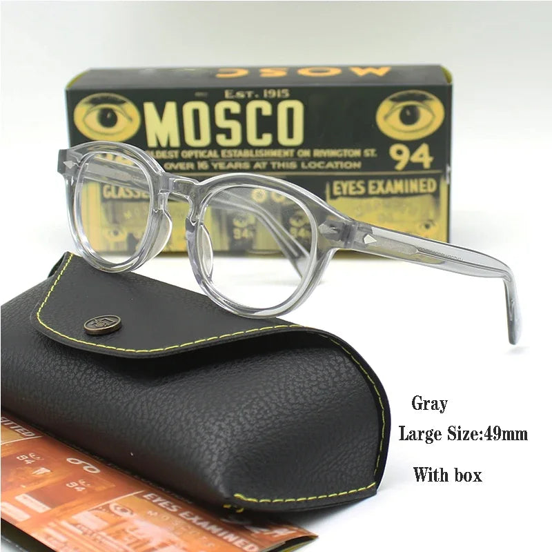 Johnny Depp Style Men's  Glasses Transparent Lens