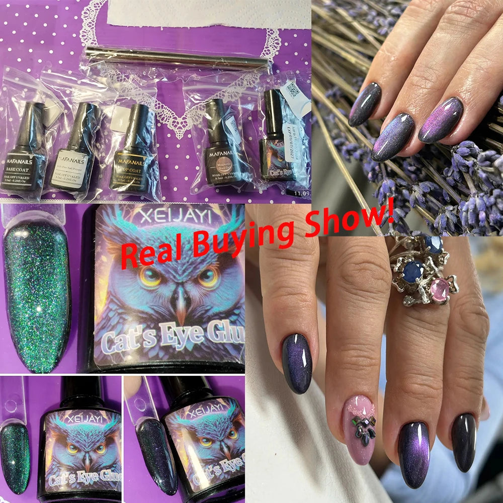 8ml Cat Eye Nail Magnetic Gel Polish Galaxy Effect