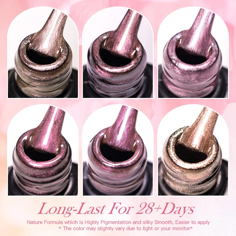 Pink Cat Magnetic Gel Nail Polish Nude