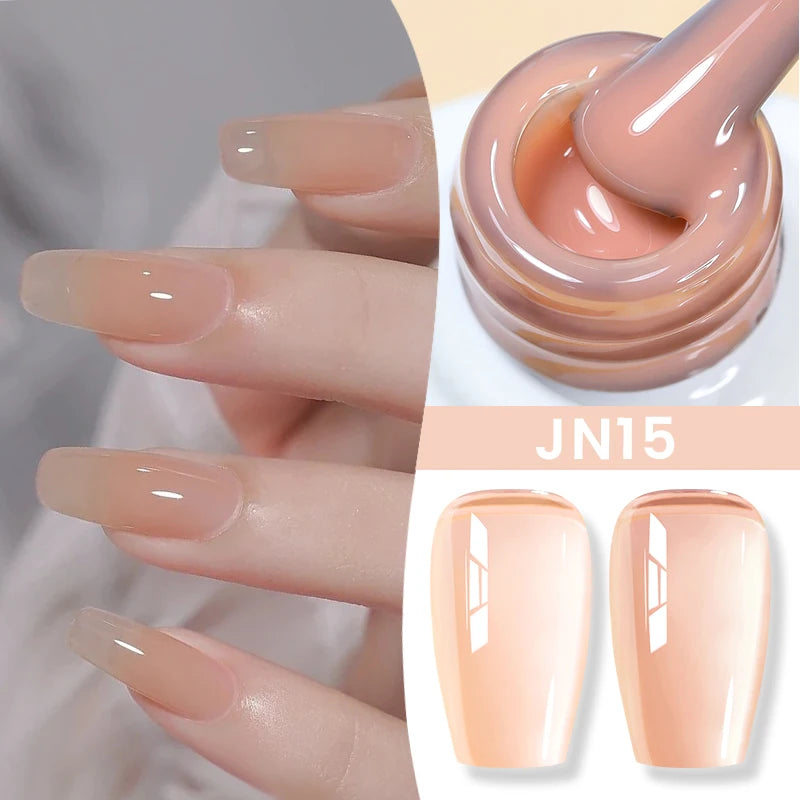 BORN PRETTY 10ml Jelly Nude Gel Nail Polish 50 Colors