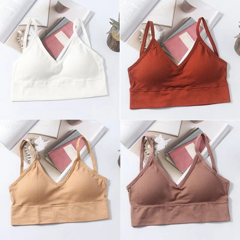 Kit 4 Women Seamless Bra Set